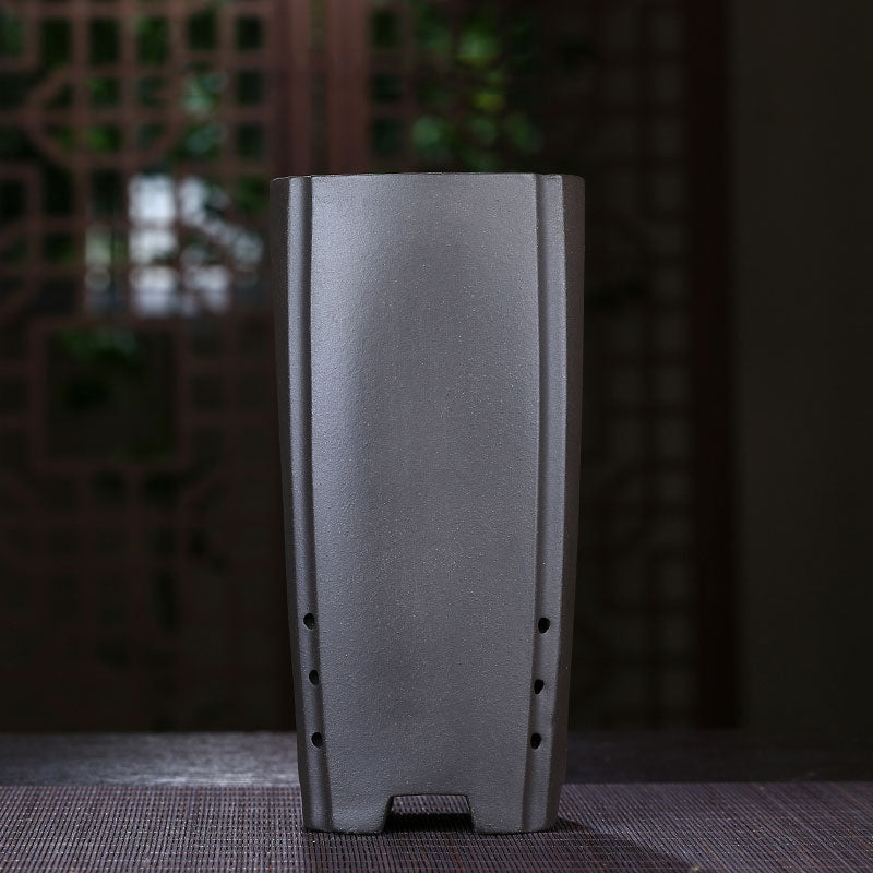 7.6 inch (19.5cm) Deep Round Traditional Unglazed Cascade Bonsai Pots