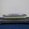 7 inch (18cm) Mid-Sized Oval Multi-Tone Glazed Extra-Shallow Bonsai Pot