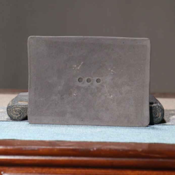 8.2" (21cm) Handmade Unglazed Yixing Clay Extra-Shallow/Flat Bonsai Slab Pot