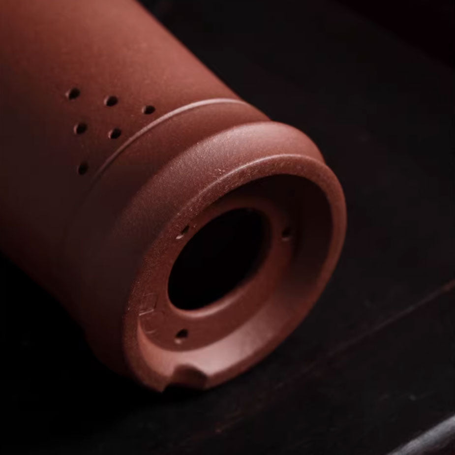 8.9 inch (22.8cm) Deep Round Flared Premium Cascade Bonsai Pot w Tray Bottom View