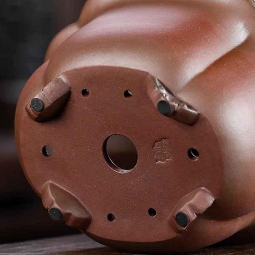 8" (20.5cm) Lotus Shaped Premium Traditional Chinese Bonsai Pot