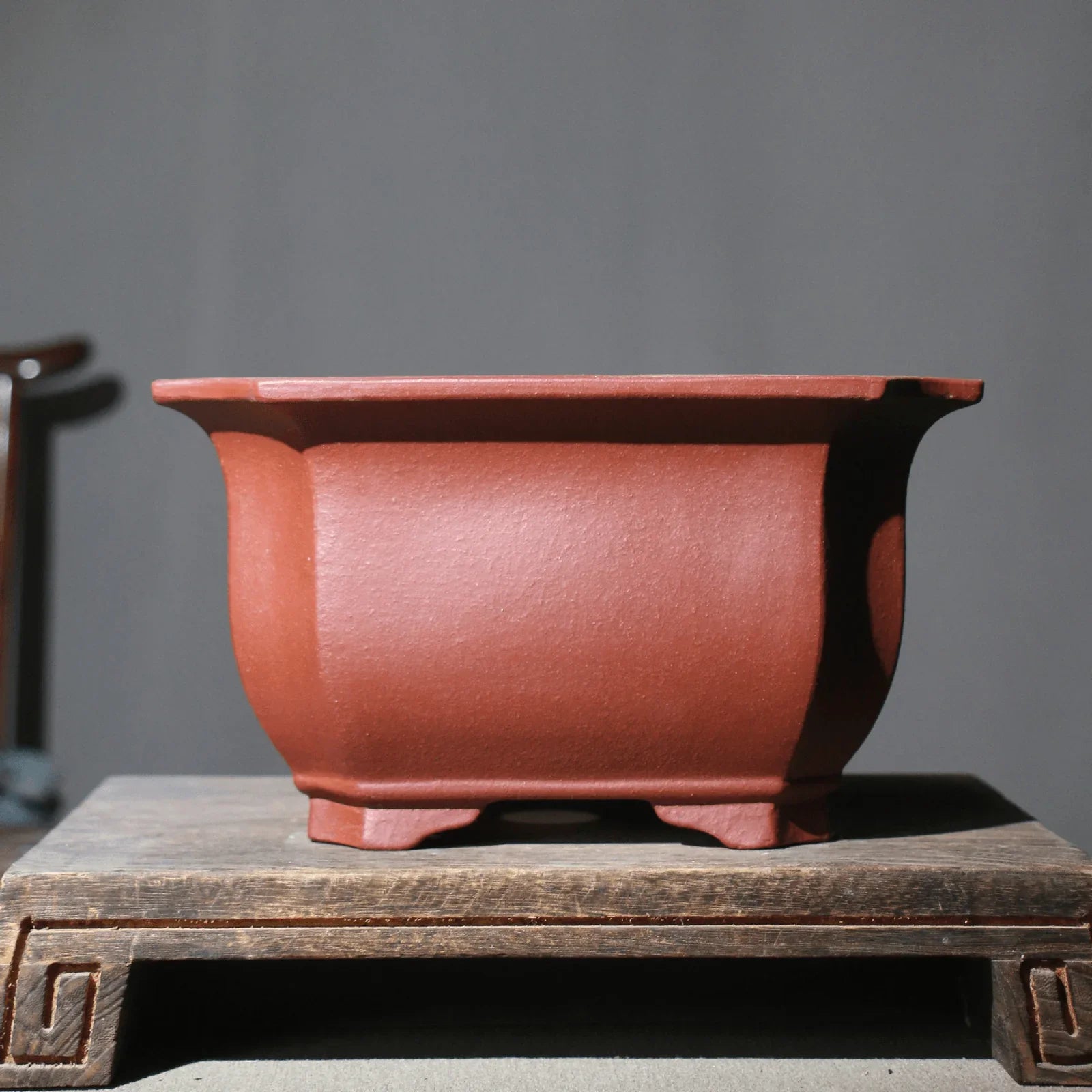 9.3" (23.7cm) Large Premium Square Traditional Deep Bonsai Pot