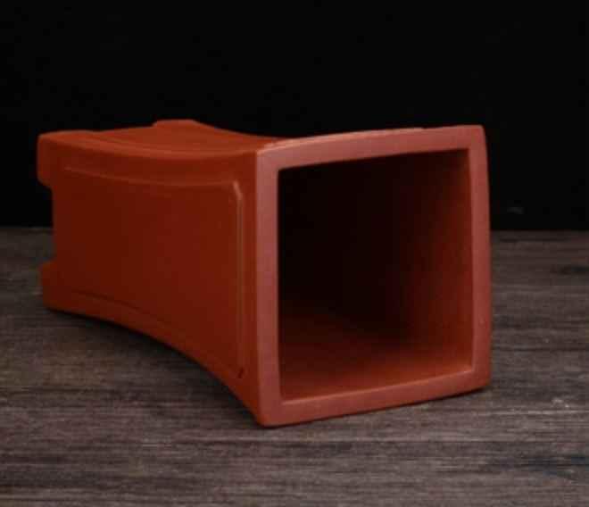 9" (23cm) Deep Handmade Premium Unglazed Cascade Pots w Stand