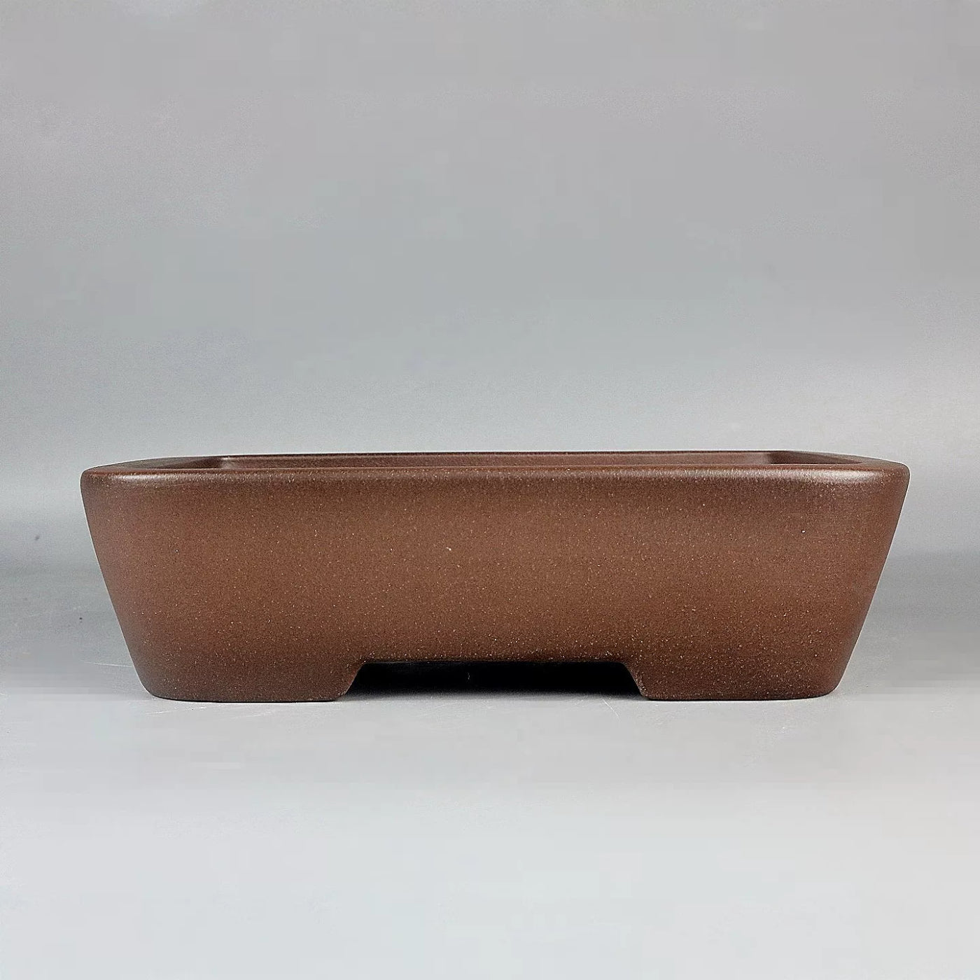 9 inch (23cm) Medium-Sized Flared Rectangular Unglazed Premium Bonsai Pot