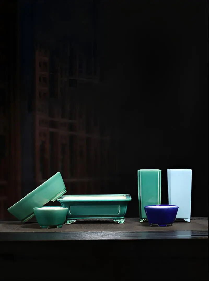 Glazed Bonsai Pots At Potscape